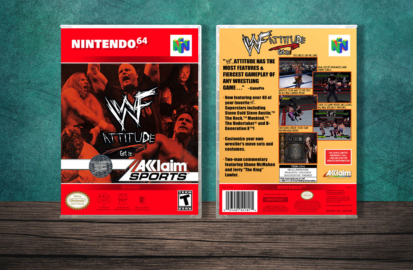 WWF Attitude, Case Color: CLEAR (Transparent)