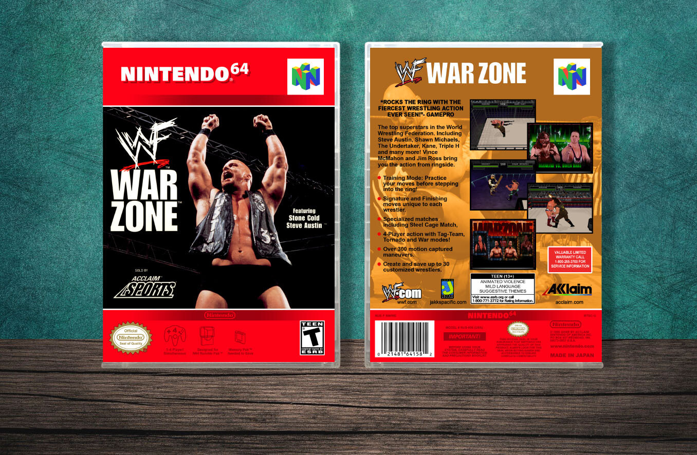 WWF War Zone, Case Color: CLEAR (Transparent)