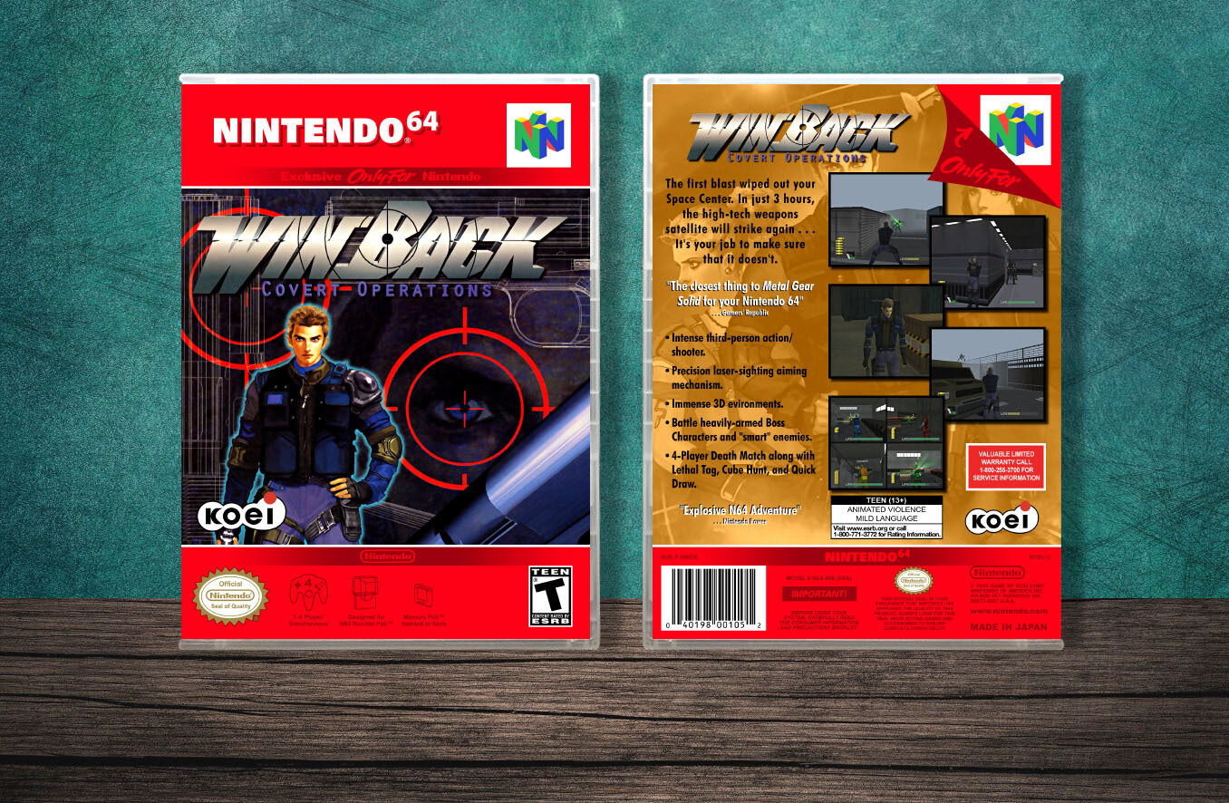 WinBack – Covert Operation, Case Color: CLEAR (Transparent)