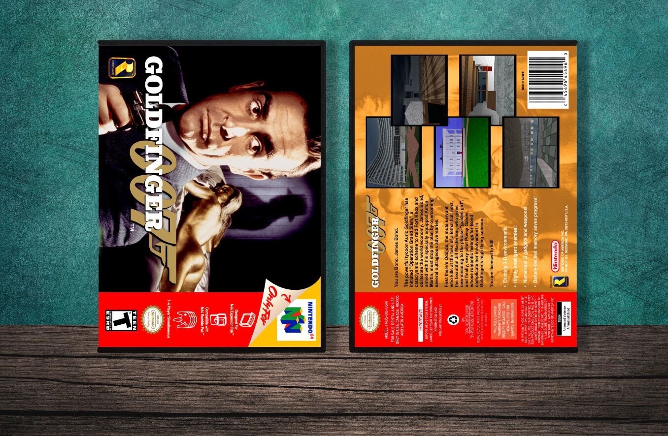 007: Goldfinger 64, Case Color: DARK GREY (OEM DS CASE COLOR)