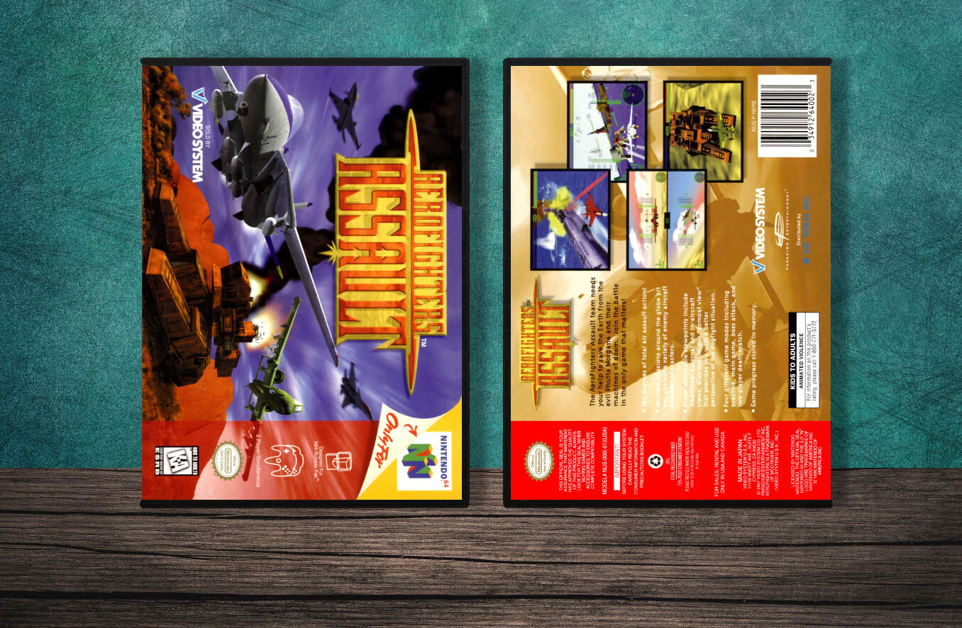 Aero Fighters Assault, Case Color: DARK GREY (OEM DS CASE COLOR)