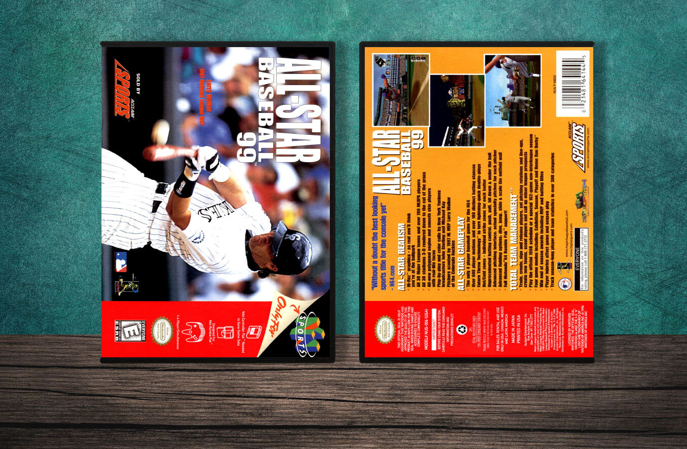 All-Star Baseball &#39;99, Case Color: DARK GREY (OEM DS CASE COLOR)