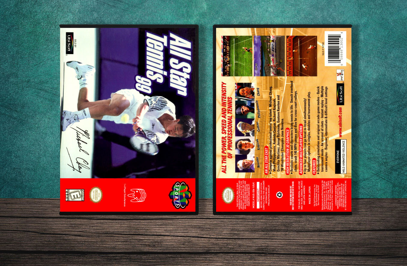 All-Star Tennis 99, Case Color: DARK GREY (OEM DS CASE COLOR)