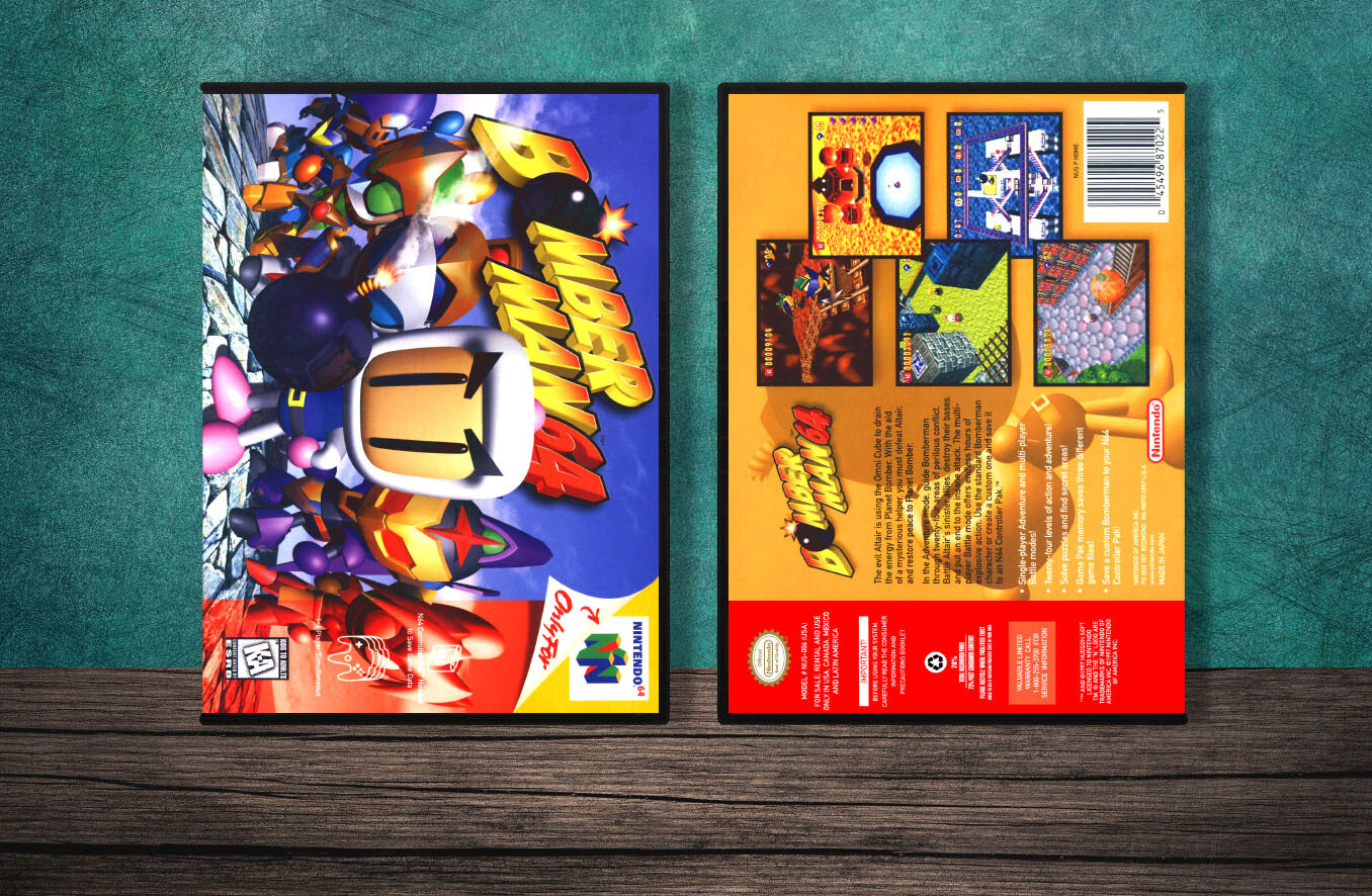 Bomberman 64, Case Color: DARK GREY (OEM DS CASE COLOR)