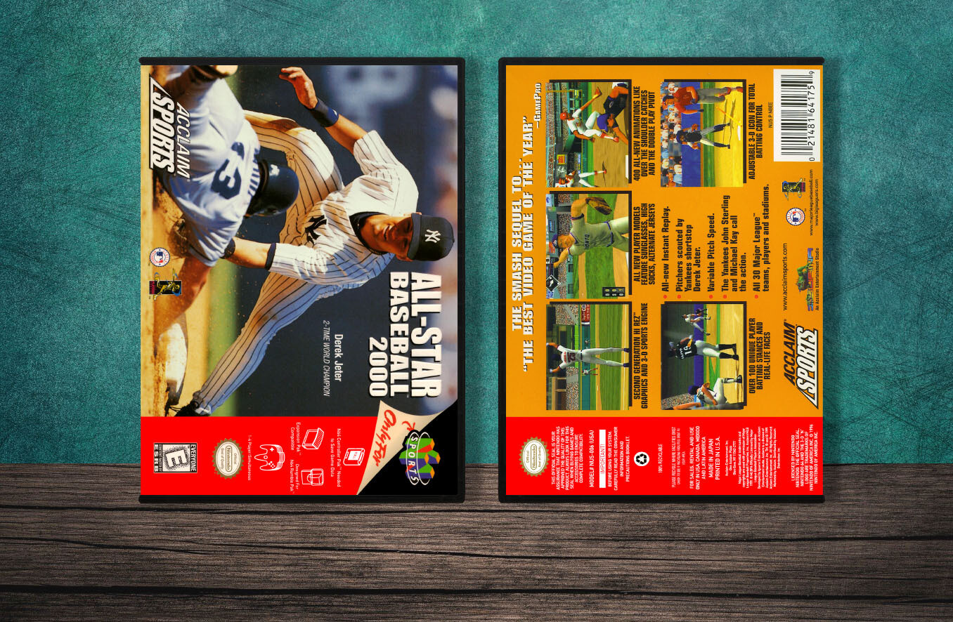 All-Star Baseball 2000, Case Color: DARK GREY (OEM DS CASE COLOR)