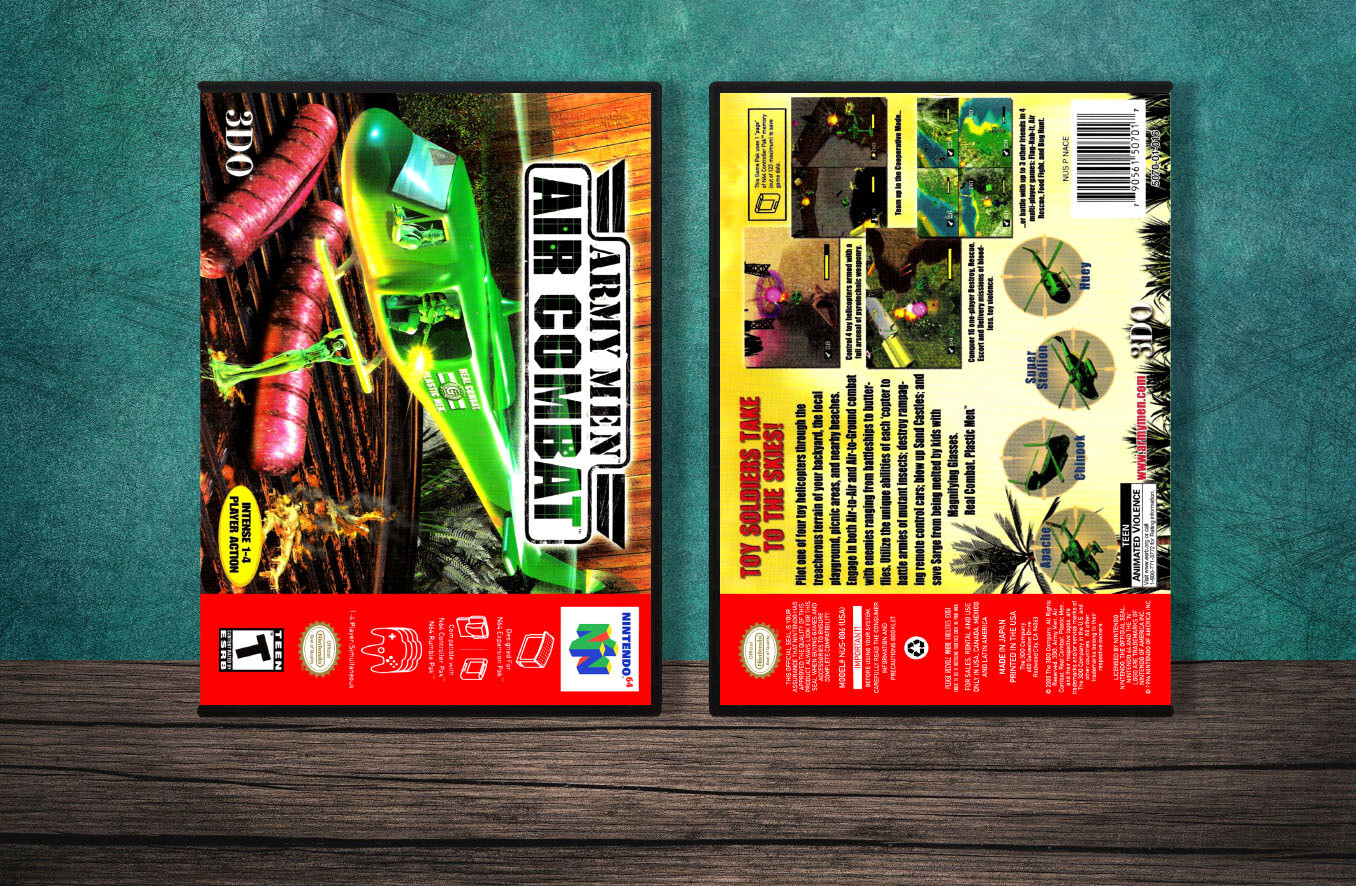 Army Men: Air Combat, Case Color: DARK GREY (OEM DS CASE COLOR)