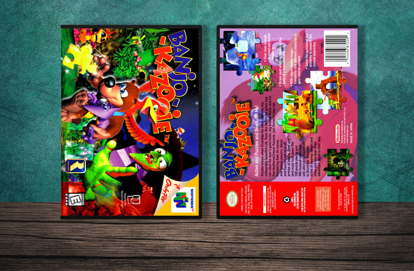 Banjo-Kazooie, Case Color: DARK GREY (OEM DS CASE COLOR)