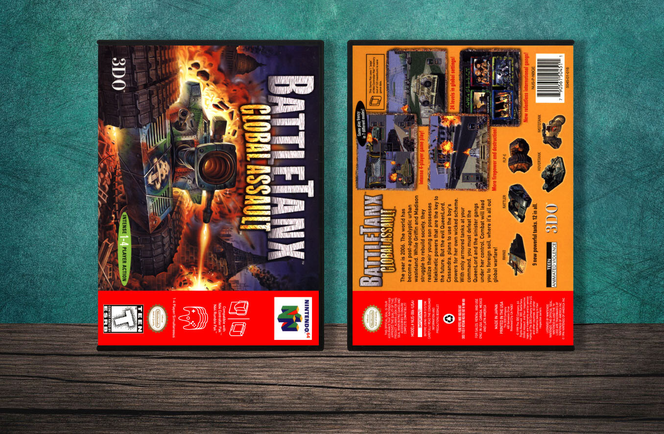 Battletanx 2: Global Assault, Case Color: DARK GREY (OEM DS CASE COLOR)