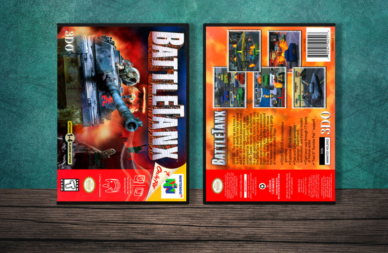 BattleTanx, Case Color: DARK GREY (OEM DS CASE COLOR)