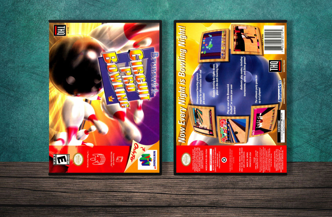 Brunswick Circuit Pro Bowling, Case Color: DARK GREY (OEM DS CASE COLOR)