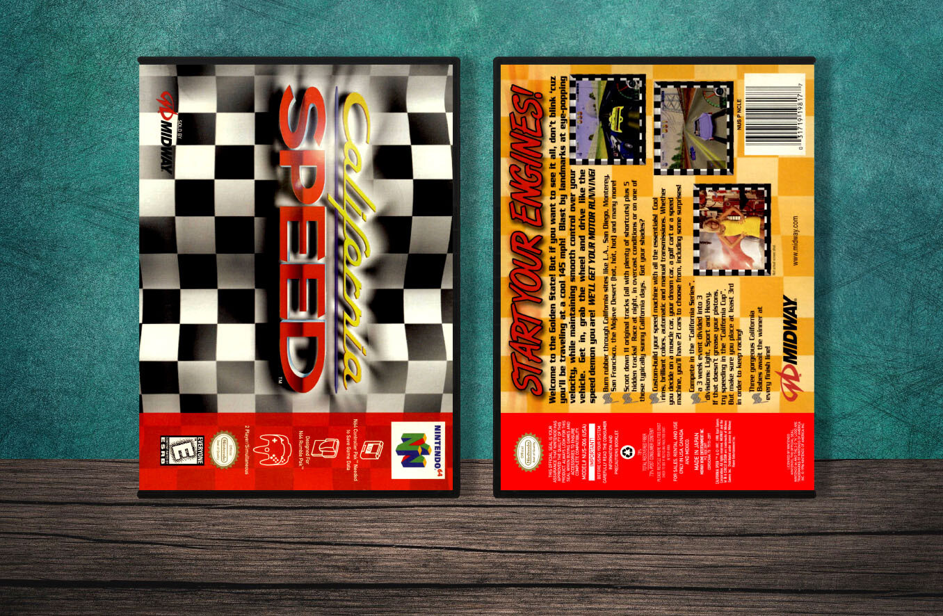 California Speed, Case Color: DARK GREY (OEM DS CASE COLOR)