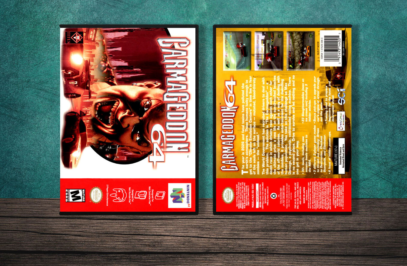 Carmageddon 64, Case Color: DARK GREY (OEM DS CASE COLOR)