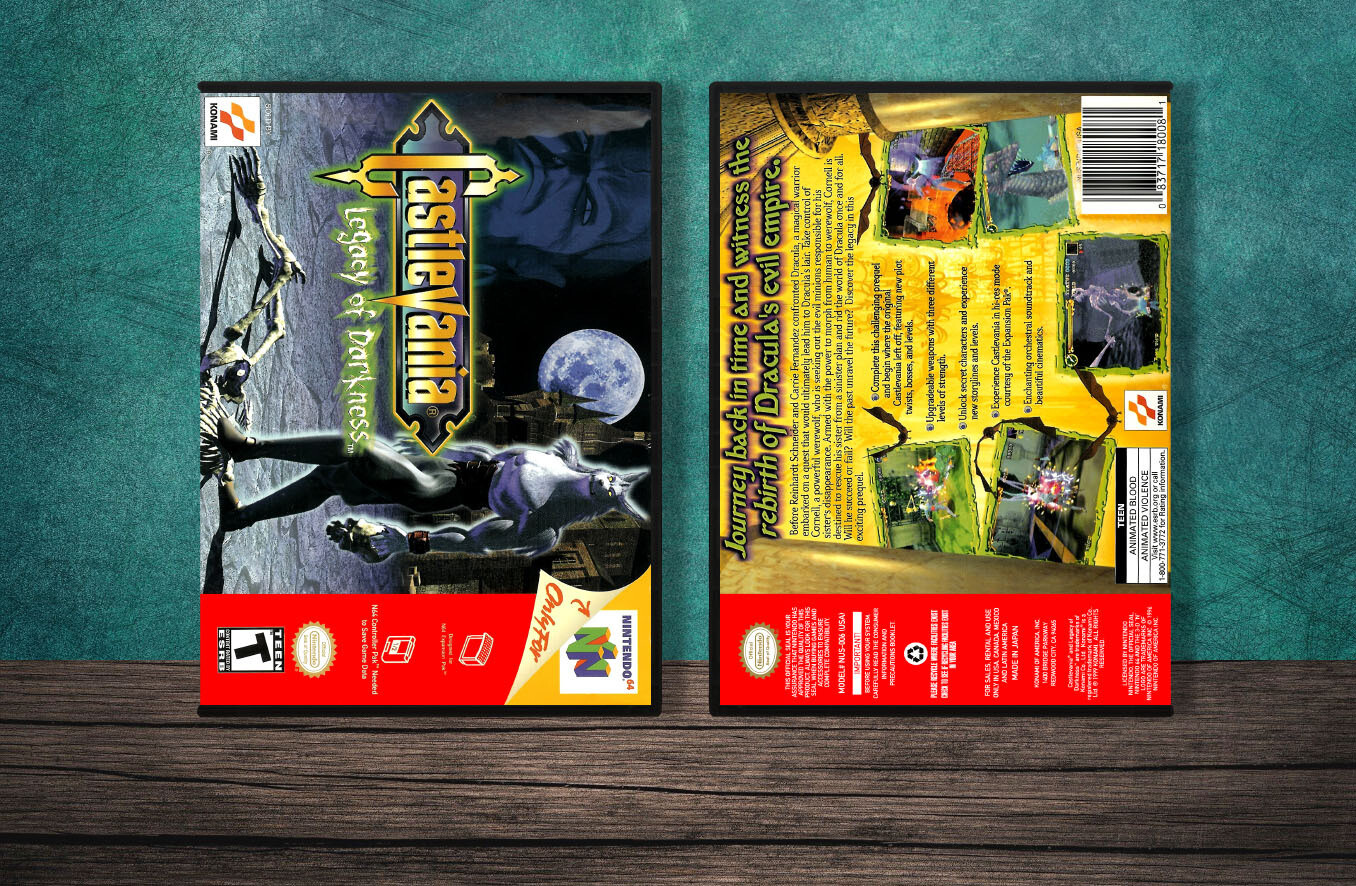 Castlevania: Legacy of Darkness, Case Color: DARK GREY (OEM DS CASE COLOR)