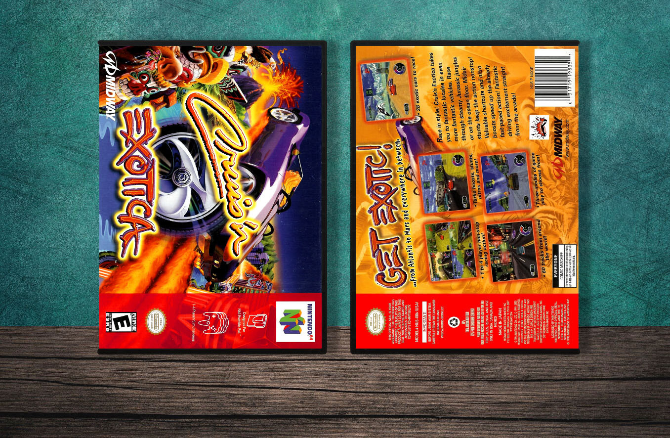 Arcade 1up Cruis'n Exotica Art Set - Game On Grafix