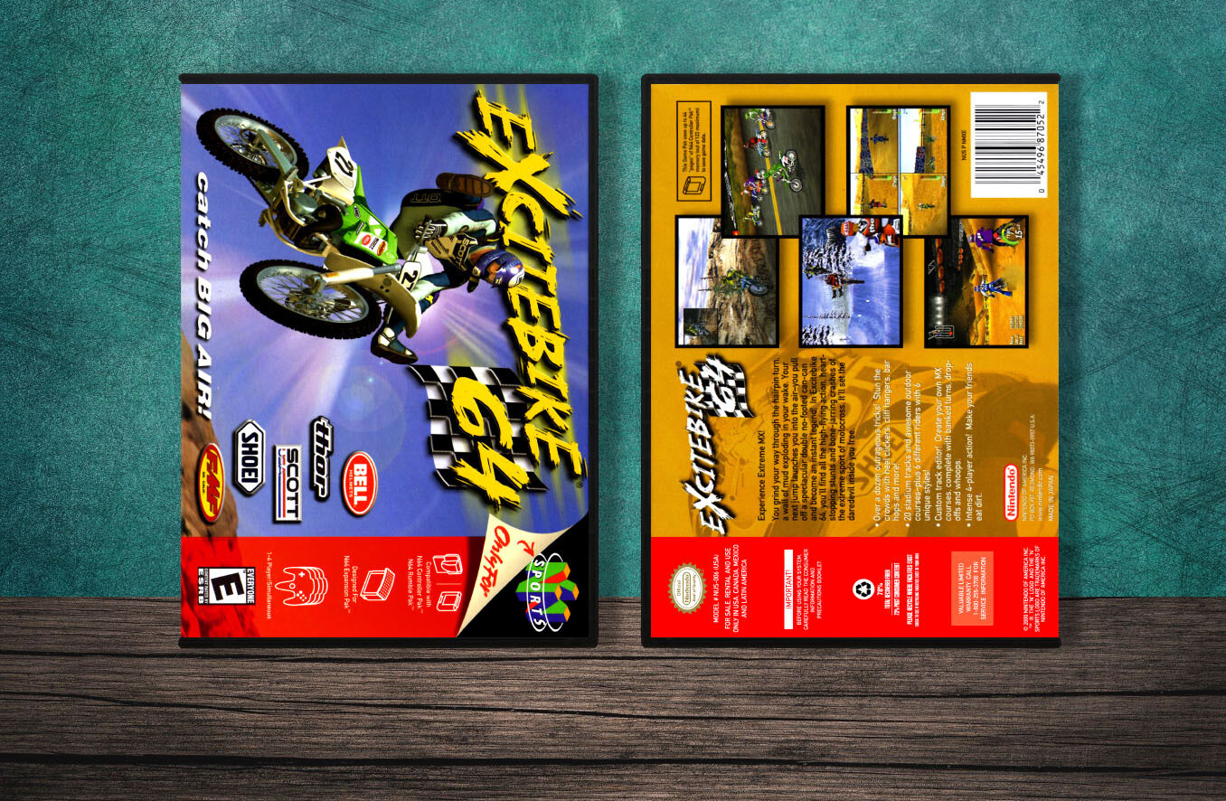 Excitebike 64, Case Color: DARK GREY (OEM DS CASE COLOR)