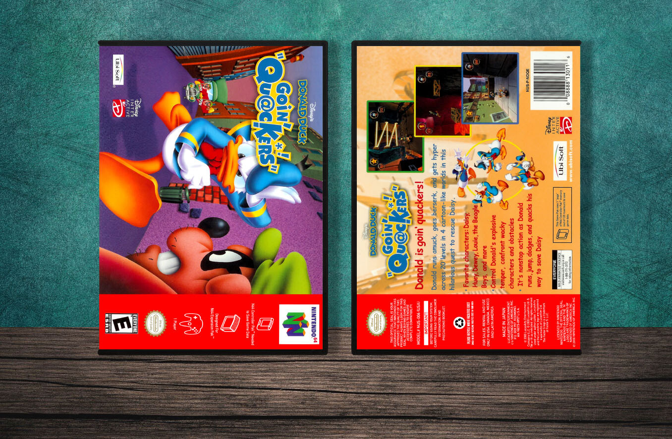 Donald Duck Going Quackers, Case Color: DARK GREY (OEM DS CASE COLOR)