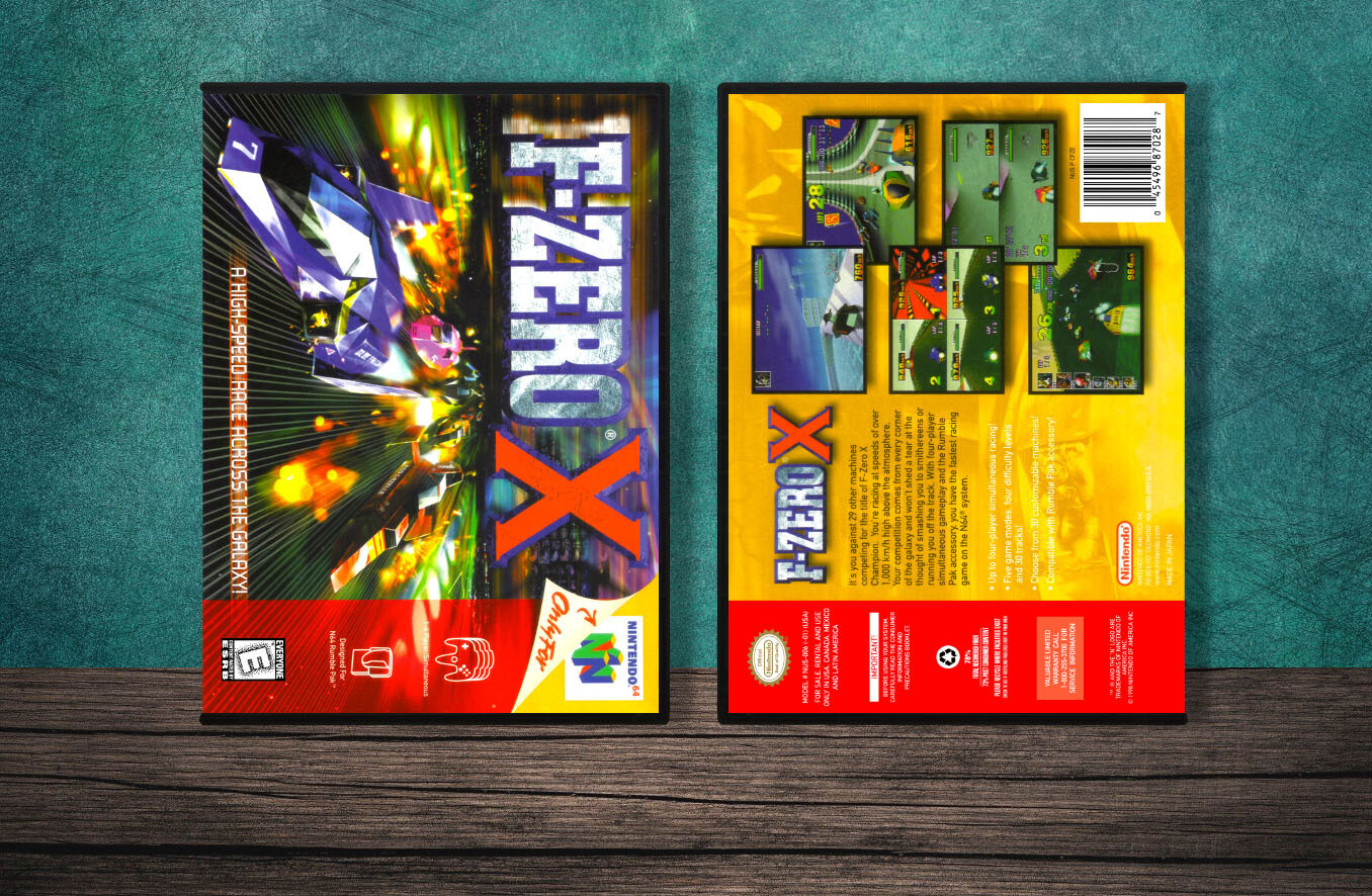 F-Zero X, Case Color: DARK GREY (OEM DS CASE COLOR)