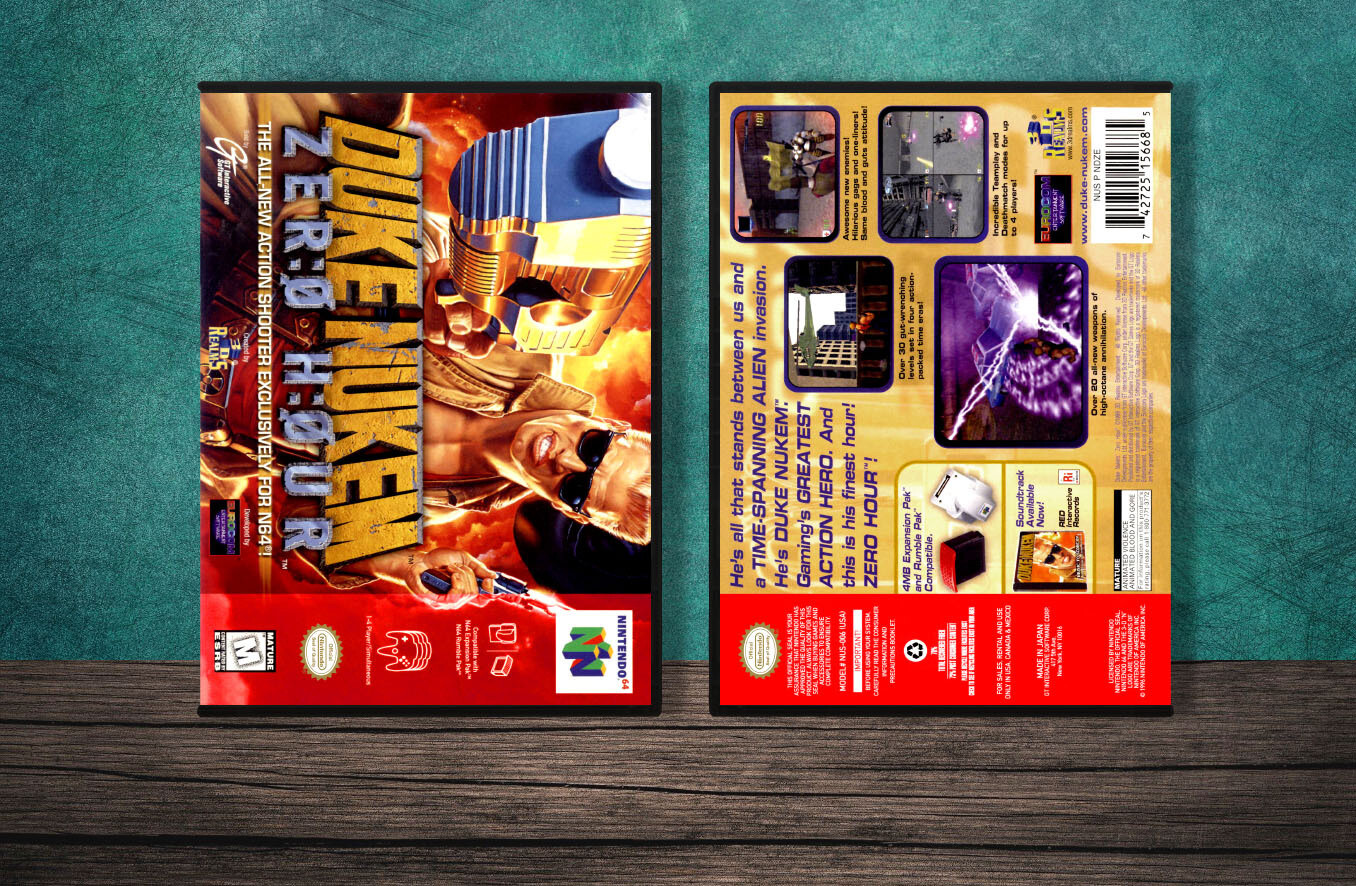 Duke Nukem: Zero Hour, Case Color: DARK GREY (OEM DS CASE COLOR)