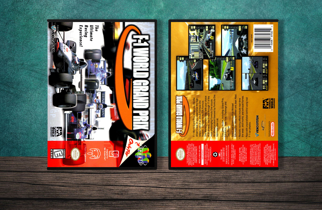 F-1 World Grand Prix, Case Color: DARK GREY (OEM DS CASE COLOR)