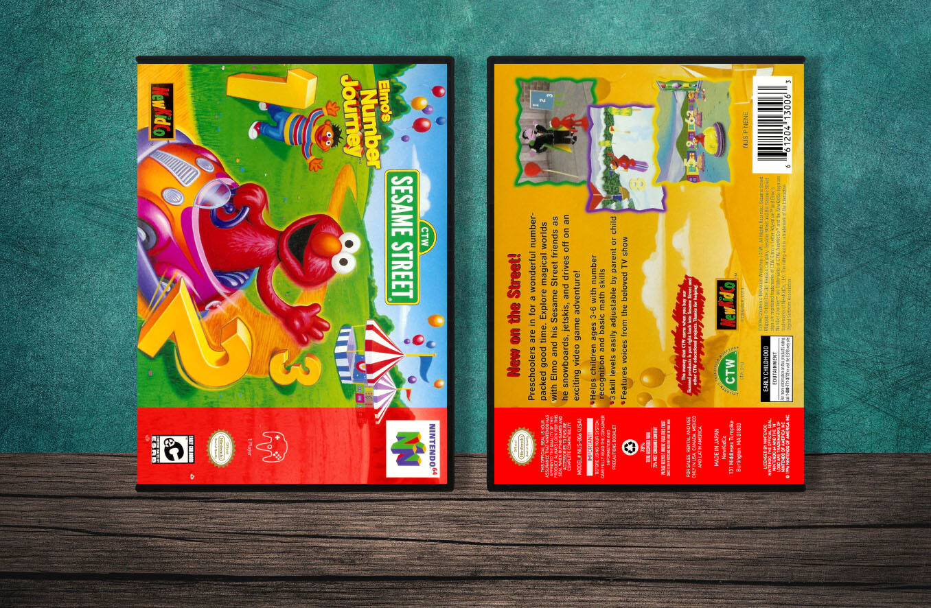 Elmo's Number Journey, Case Color: DARK GREY (OEM DS CASE COLOR)