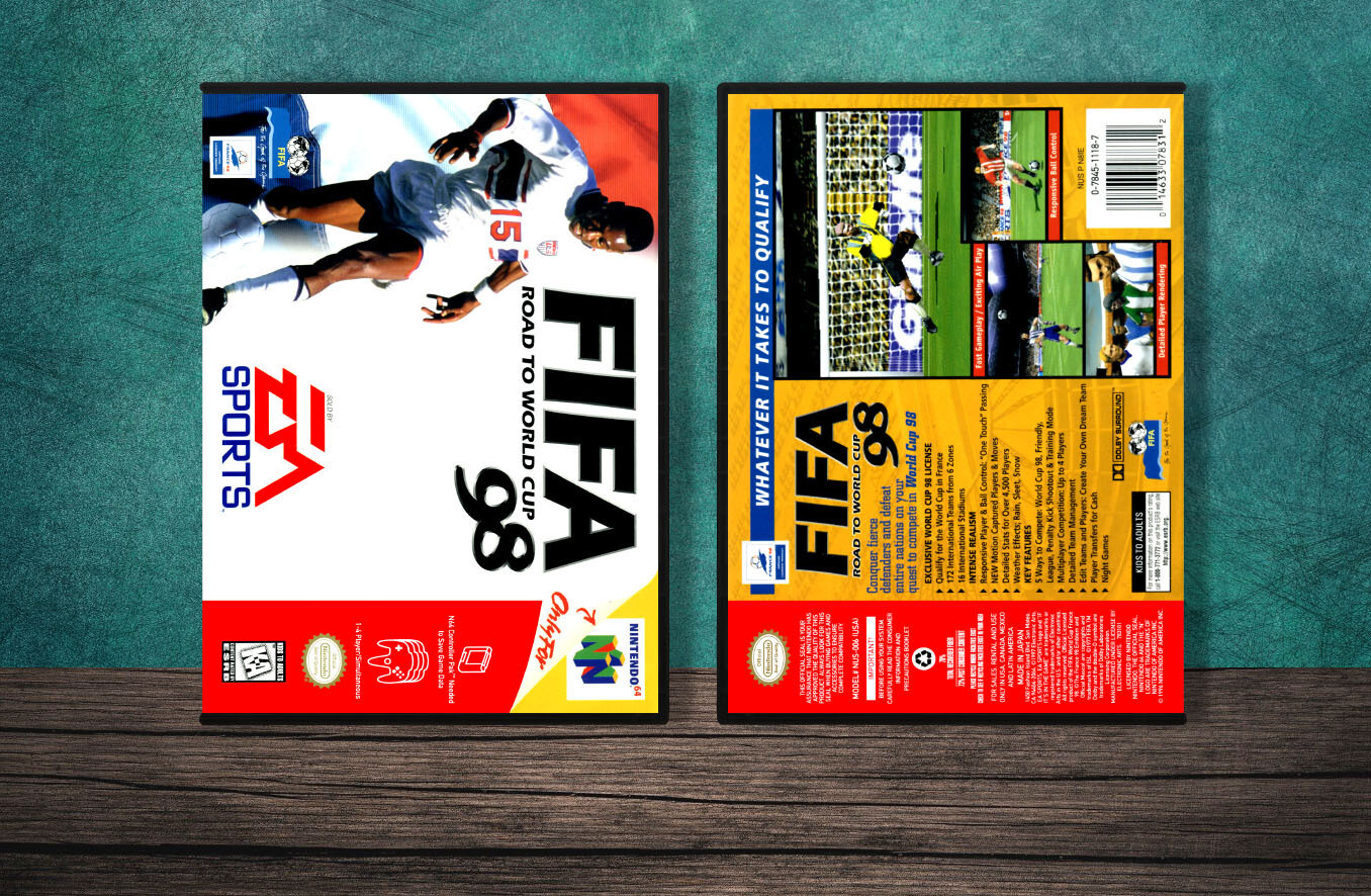 FIFA Road to the World Cup '98, Case Color: DARK GREY (OEM DS CASE COLOR)