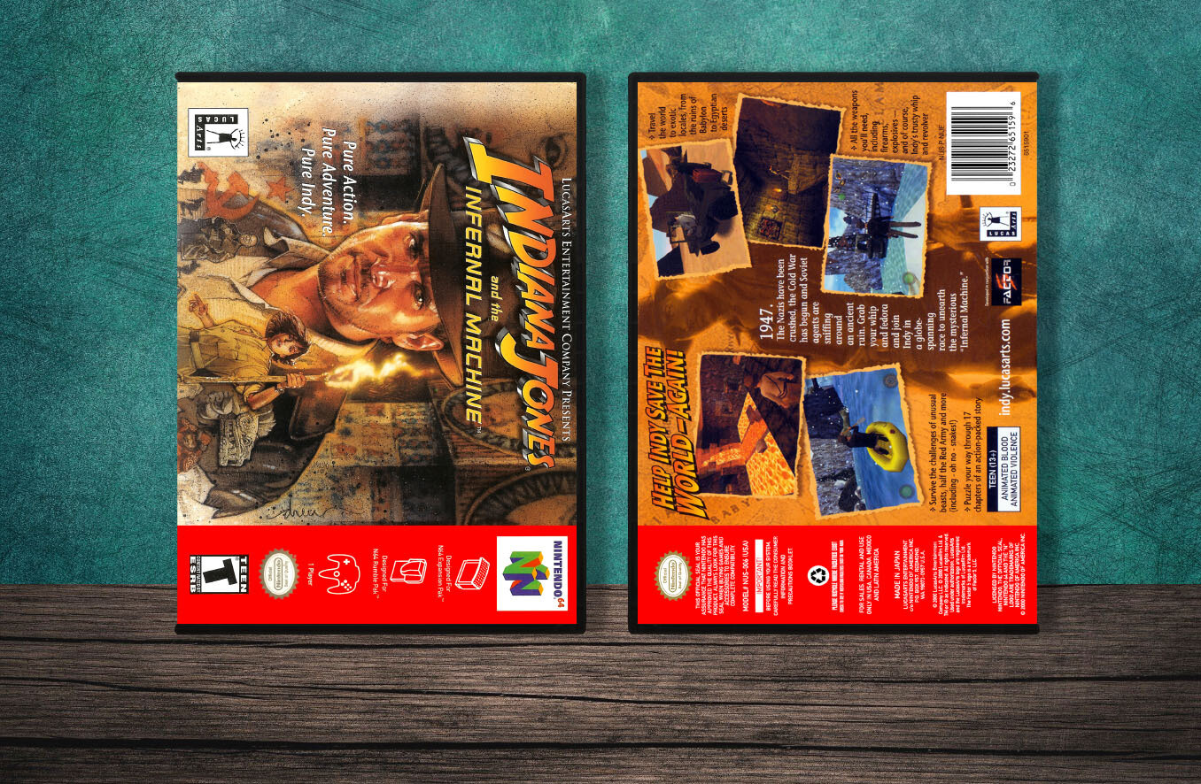 Indiana Jones and the Infernal Machine, Case Color: DARK GREY (OEM DS CASE COLOR)