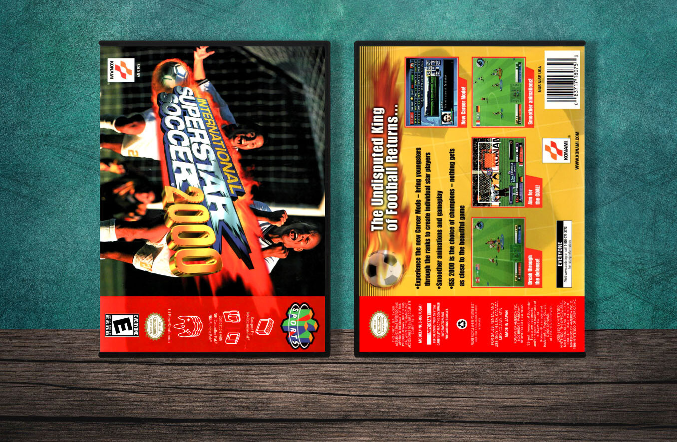 International Superstar Soccer 2000, Case Color: DARK GREY (OEM DS CASE COLOR)