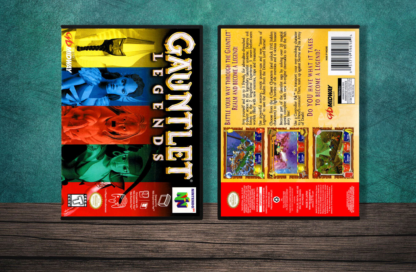 Gauntlet Legends, Case Color: DARK GREY (OEM DS CASE COLOR)