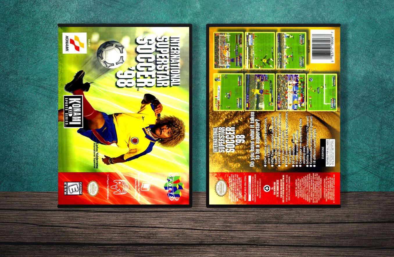 International Superstar Soccer '98, Case Color: DARK GREY (OEM DS CASE COLOR)