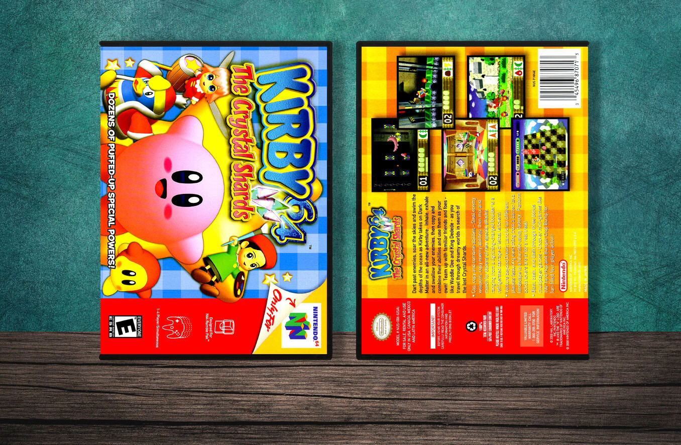 Kirby 64: The Crystal Shards, Case Color: DARK GREY (OEM DS CASE COLOR)