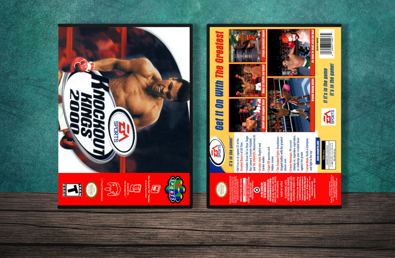 Knockout Kings 2000, Case Color: DARK GREY (OEM DS CASE COLOR)