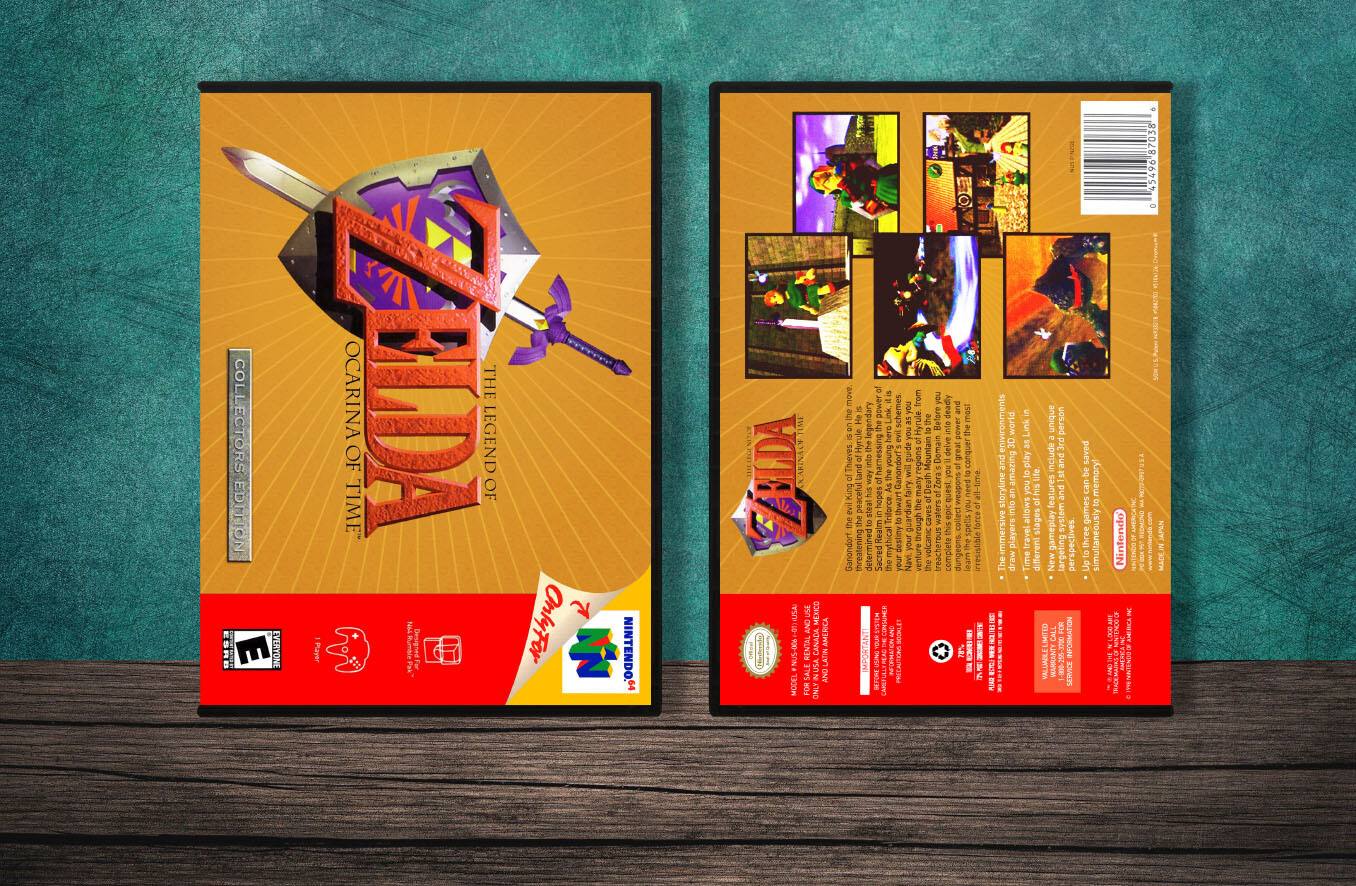 Legend of Zelda: Ocarina of Time, The Collectors Edition, Case Color: DARK GREY (OEM DS CASE COLOR)