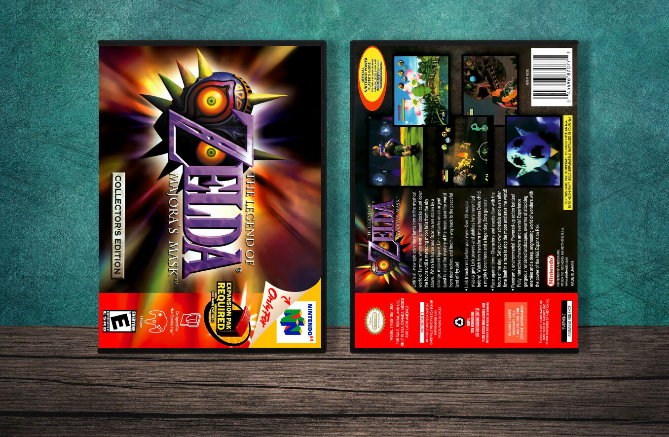 Legend of Zelda: Majora's Mask, The Collectors Edition, Case Color: DARK GREY (OEM DS CASE COLOR)