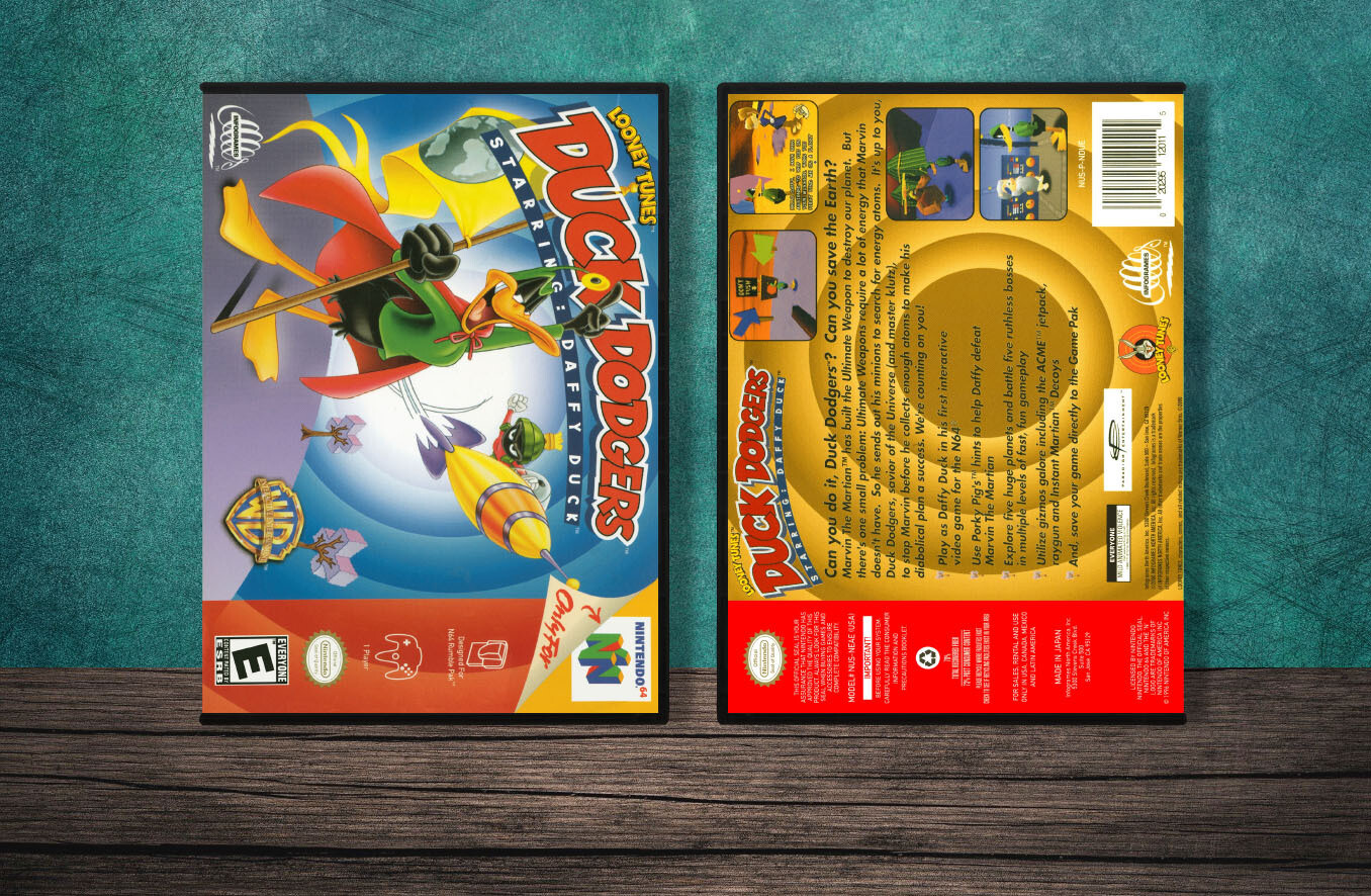 Looney Tunes: Duck Dodgers Starring Daffy Duck, Case Color: DARK GREY (OEM DS CASE COLOR)