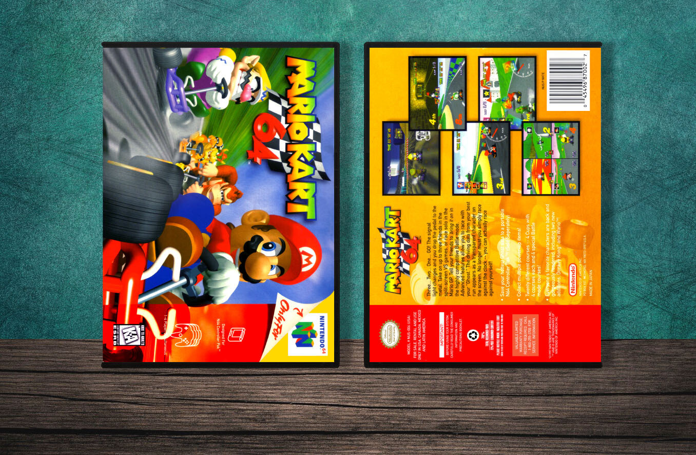 Mario Kart 64, Case Color: DARK GREY (OEM DS CASE COLOR)