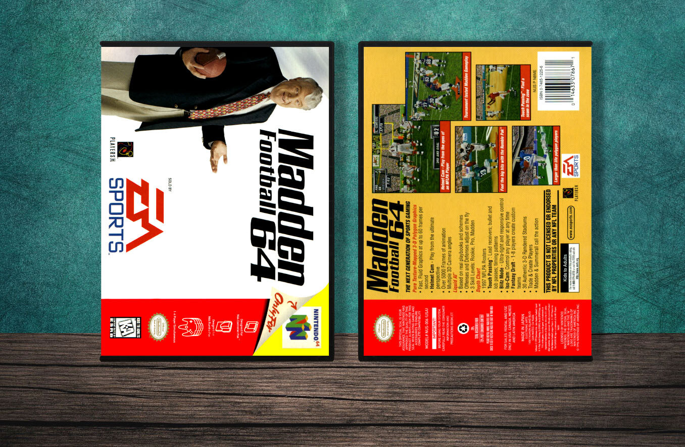 Madden Football 64, Case Color: DARK GREY (OEM DS CASE COLOR)