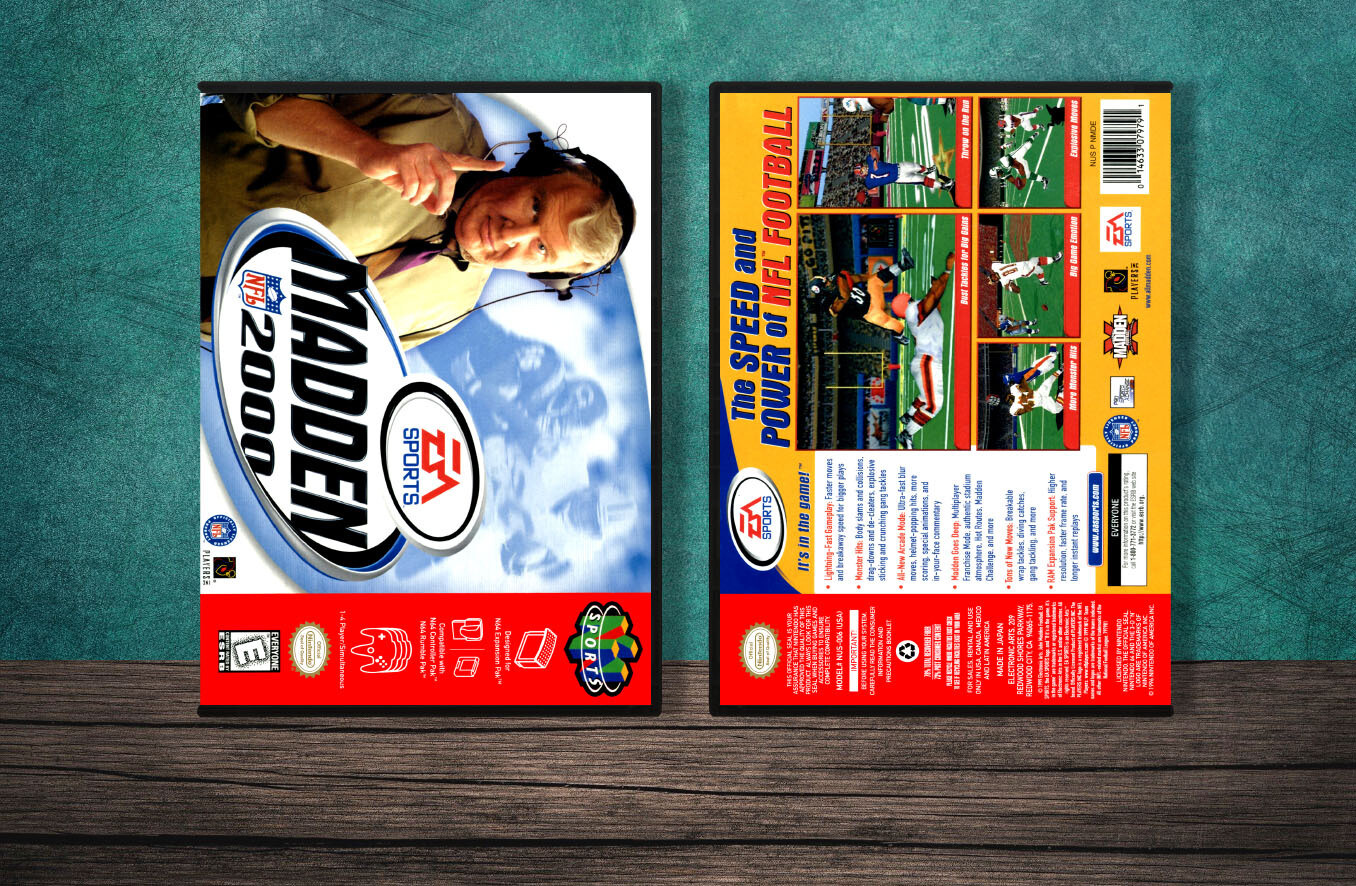 Madden 2000, Case Color: DARK GREY (OEM DS CASE COLOR)
