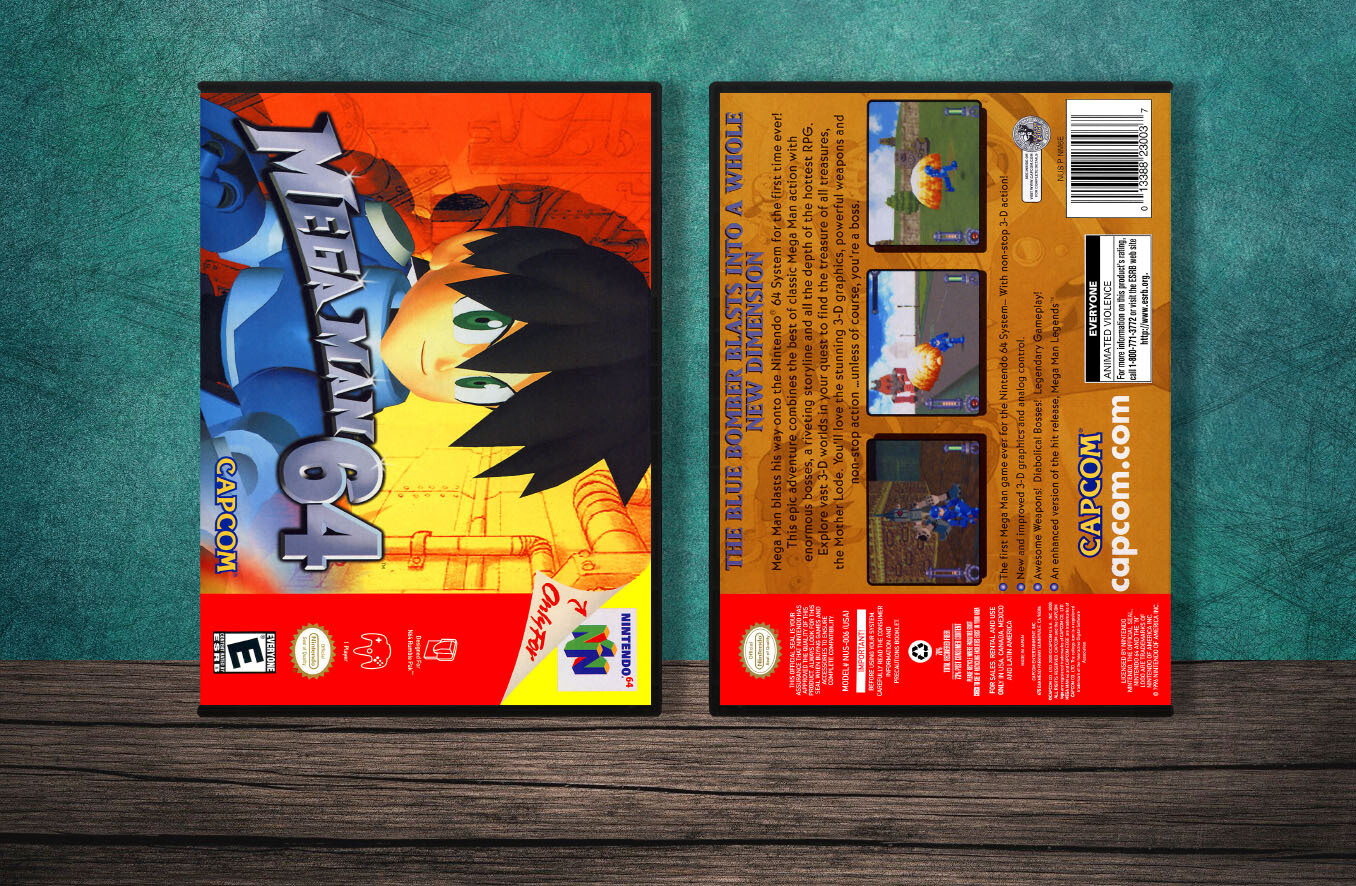 Mega Man 64, Case Color: DARK GREY (OEM DS CASE COLOR)