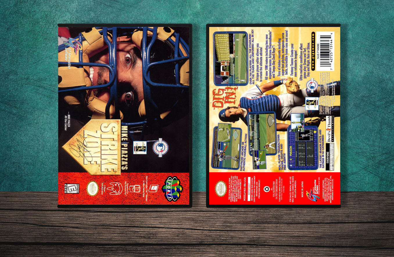 Mike Piazza's Strike Zone, Case Color: DARK GREY (OEM DS CASE COLOR)