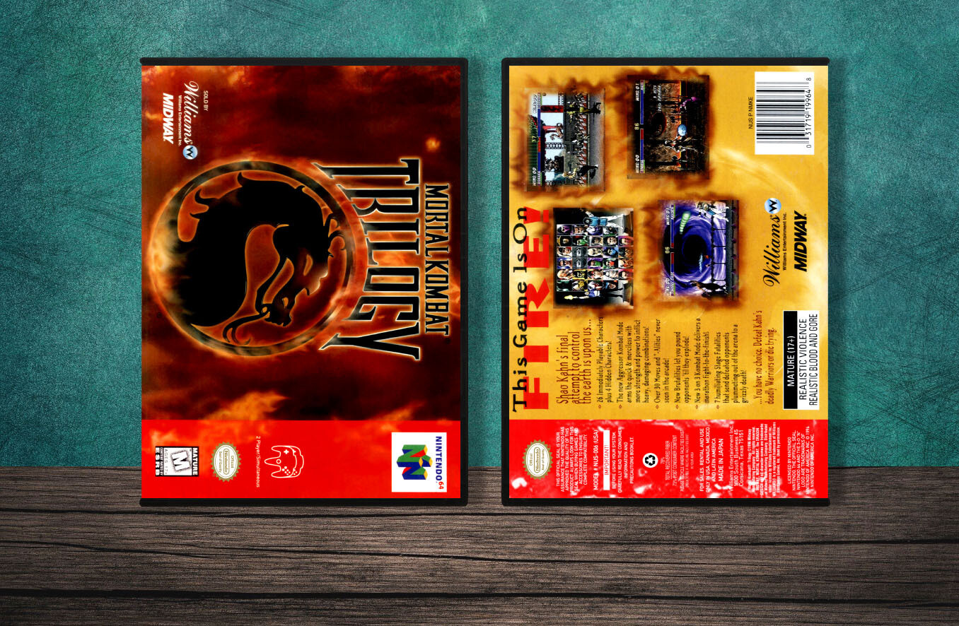 Mortal Kombat Trilogy, Case Color: DARK GREY (OEM DS CASE COLOR)