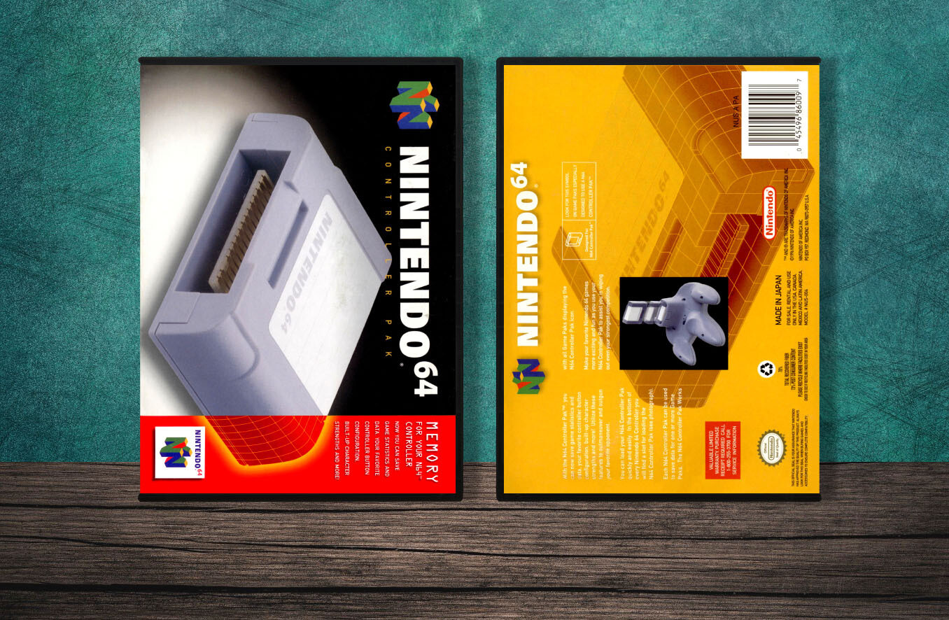 N64 Controller Pak, Case Color: DARK GREY (OEM DS CASE COLOR)