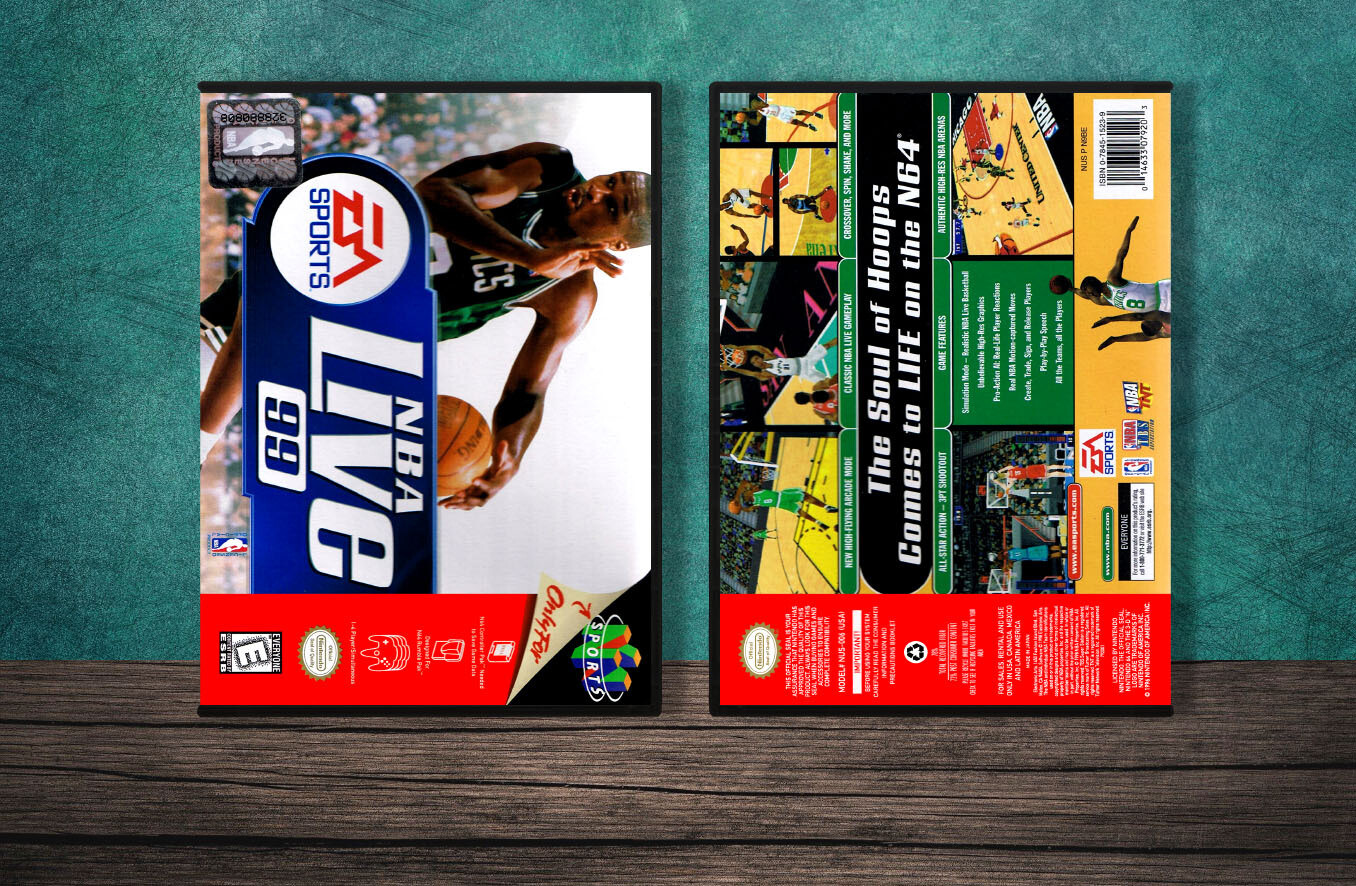 NBA Live '99, Case Color: DARK GREY (OEM DS CASE COLOR)