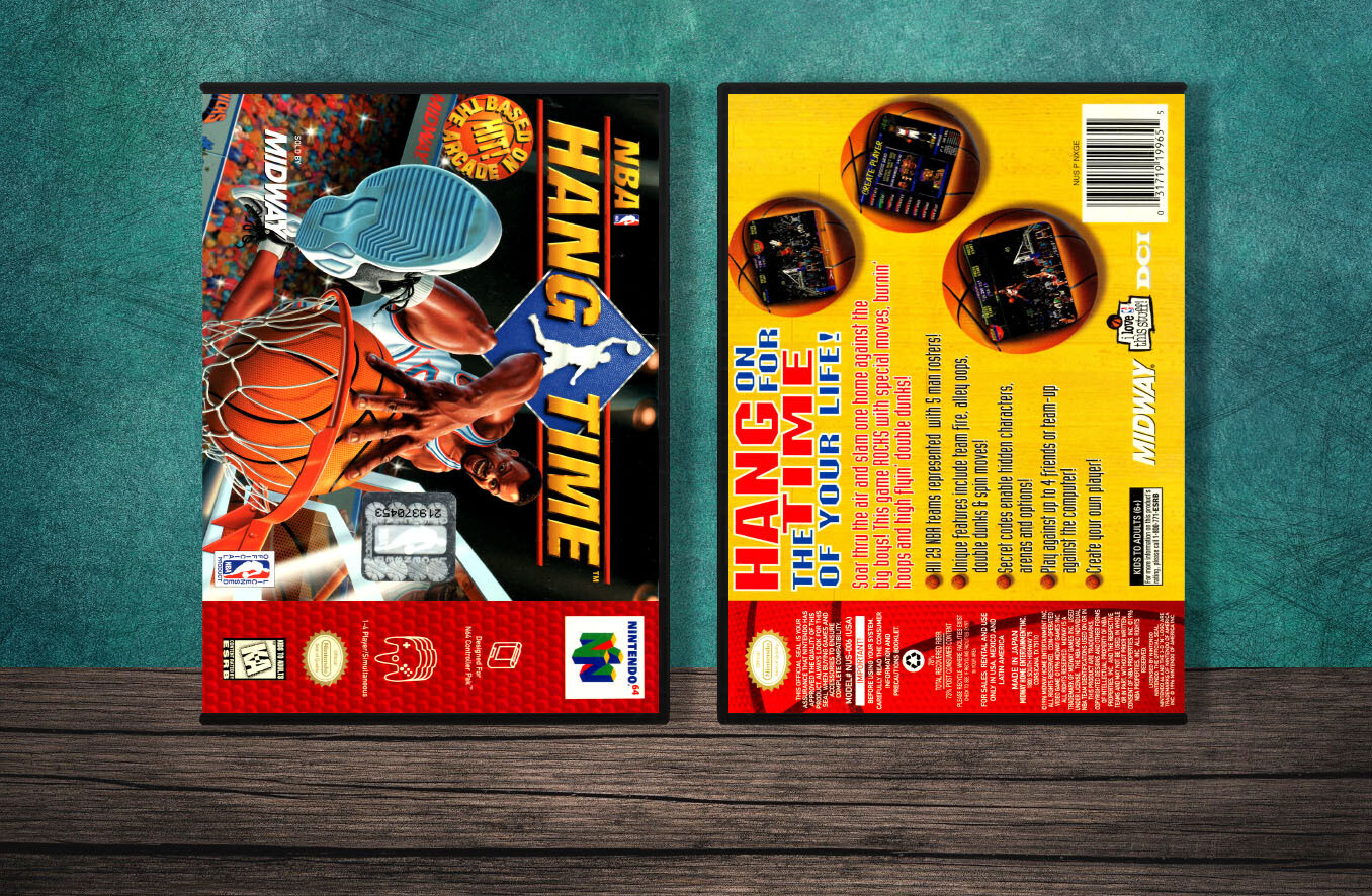 NBA Hangtime, Case Color: DARK GREY (OEM DS CASE COLOR)