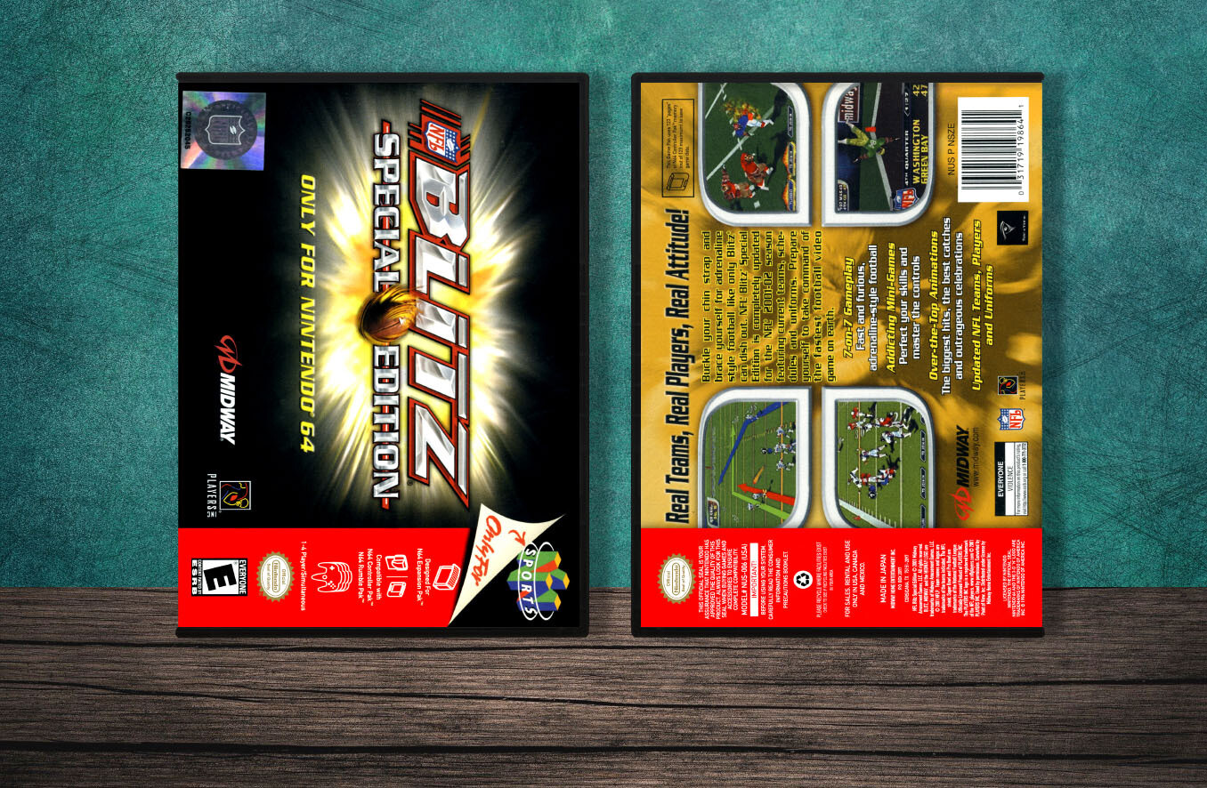 NFL Blitz Special Edition, Case Color: DARK GREY (OEM DS CASE COLOR)