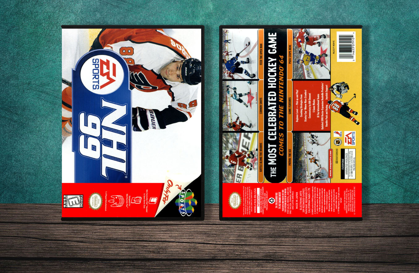 NHL '99, Case Color: DARK GREY (OEM DS CASE COLOR)