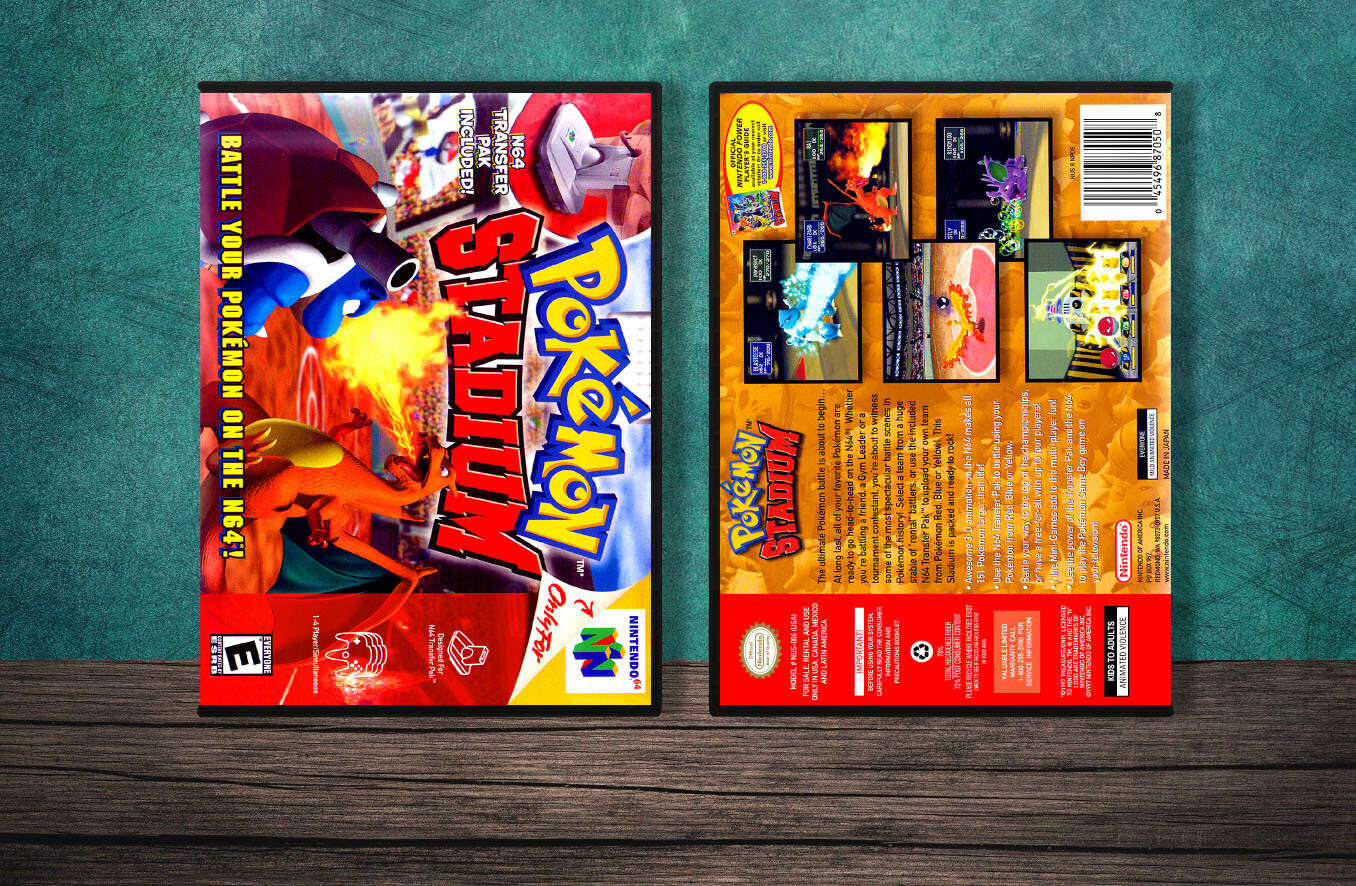 Pokemon Stadium, Case Color: DARK GREY (OEM DS CASE COLOR)