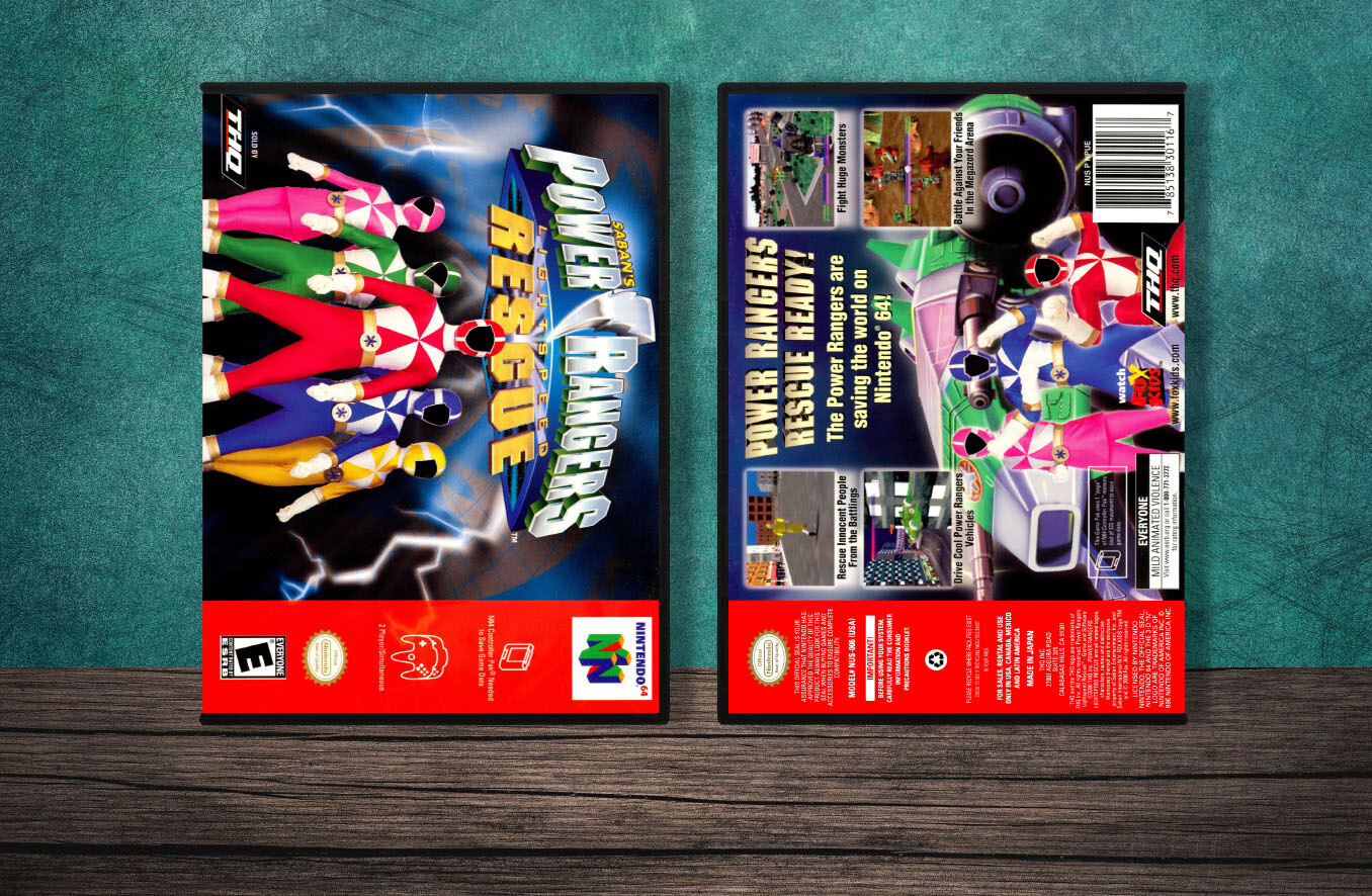 Power Rangers Lightspeed Rescue, Case Color: DARK GREY (OEM DS CASE COLOR)