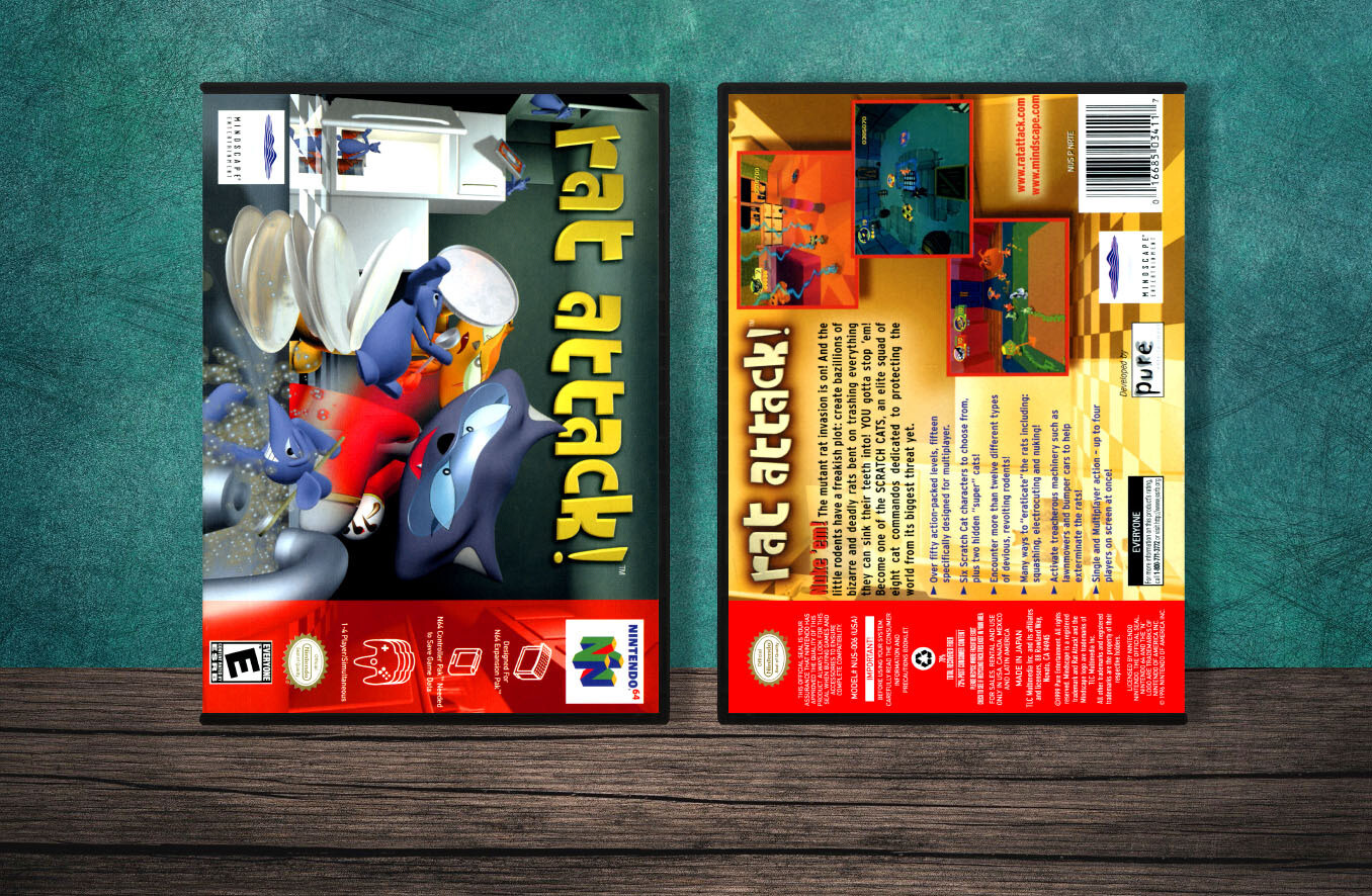 Rat Attack, Case Color: DARK GREY (OEM DS CASE COLOR)