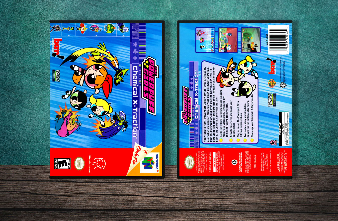 Powerpuff Girls: Chemical X-Traction, Case Color: DARK GREY (OEM DS CASE COLOR)