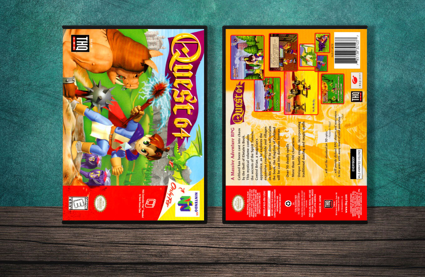 Quest 64, Case Color: DARK GREY (OEM DS CASE COLOR)